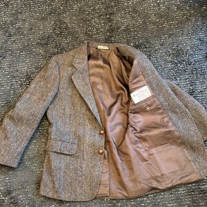 Men's Classic Tweed Blazer in Brown